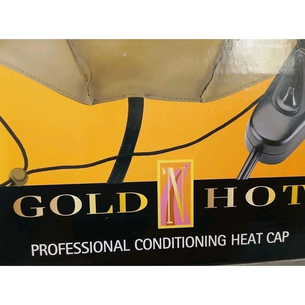 NEW Gold N Hot Professional Heat Cap Salon Soft BONNET Portable Conditioning